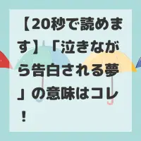 泣きながら告白される夢のサムネイル