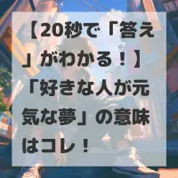 好きな人が元気な夢のサムネイル