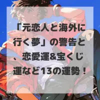 元恋人と海外に行く夢のサムネイル