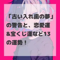 古い入れ歯の夢のサムネイル