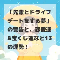 先輩とドライブデートをする夢のサムネイル