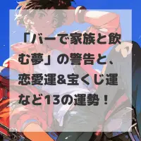 バーで家族と飲む夢のサムネイル