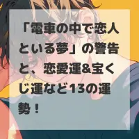 電車の中で恋人といる夢のサムネイル