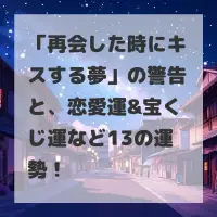 再会した時にキスする夢のサムネイル