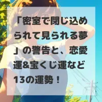 密室で閉じ込められて見られる夢のサムネイル