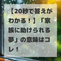 家族に助けられる夢のサムネイル