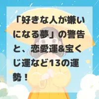 好きな人が嫌いになる夢のサムネイル