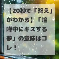 喧嘩中にキスする夢のサムネイル