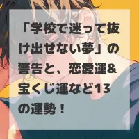 学校で迷って抜け出せない夢のサムネイル