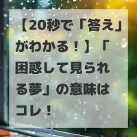 困惑して見られる夢のサムネイル