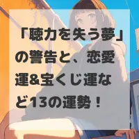 聴力を失う夢のサムネイル画像