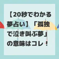 孤独で泣き叫ぶ夢のサムネイル画像