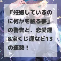 妊娠しているのに何かを触る夢のサムネイル