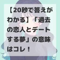 過去の恋人とデートする夢のサムネイル