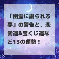 幽霊に謝られる夢のサムネイル