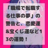 職場で転職する仕事の夢のサムネイル