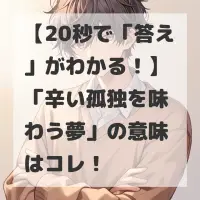 辛い孤独を味わう夢のサムネイル画像