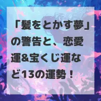 髪をとかす夢のサムネイル画像