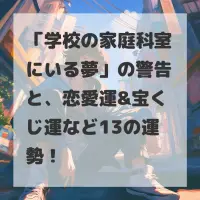 学校の家庭科室にいる夢のサムネイル