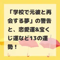 学校で元彼と再会する夢のサムネイル
