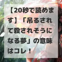 吊るされて殺されそうになる夢のサムネイル