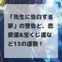 先生に告白する夢のサムネイル