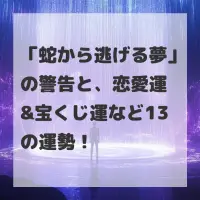 蛇から逃げる夢のサムネイル