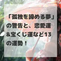 孤独を諦める夢のサムネイル画像