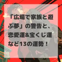 広場で家族と遊ぶ夢のサムネイル