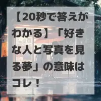 好きな人と写真を見る夢のサムネイル