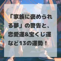 家族に褒められる夢のサムネイル