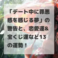 デート中に罪悪感を感じる夢のサムネイル