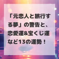 元恋人と旅行する夢のサムネイル