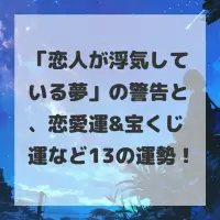 恋人が浮気している夢のサムネイル