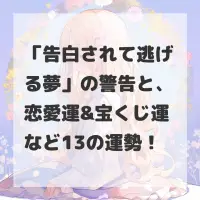 告白されて逃げる夢のサムネイル