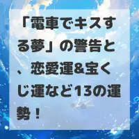 電車でキスする夢のサムネイル