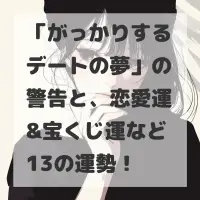 がっかりするデートの夢のサムネイル