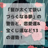 髪が太くて扱いづらくなる夢のサムネイル画像
