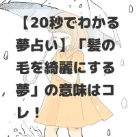 髪の毛を綺麗にする夢のサムネイル画像