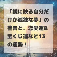 鏡に映る自分だけが孤独な夢のサムネイル画像