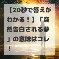 突然告白される夢のサムネイル