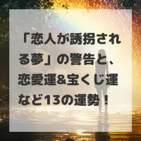 恋人が誘拐される夢のサムネイル画像