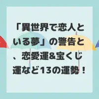異世界で恋人といる夢のサムネイル