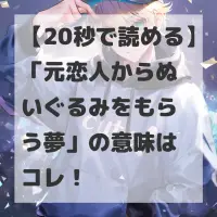 元恋人からぬいぐるみをもらう夢のサムネイル