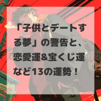 子供とデートする夢のサムネイル