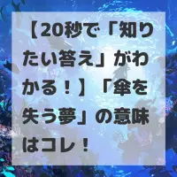 傘を失う夢のサムネイル画像