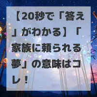 家族に頼られる夢のサムネイル