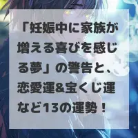 妊娠中に家族が増える喜びを感じる夢のサムネイル