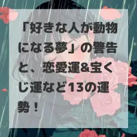 好きな人が動物になる夢のサムネイル