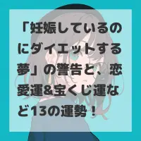 妊娠しているのにダイエットする夢のサムネイル